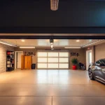 Craft a stylish custom garage featuring modern designs and spacious interiors.