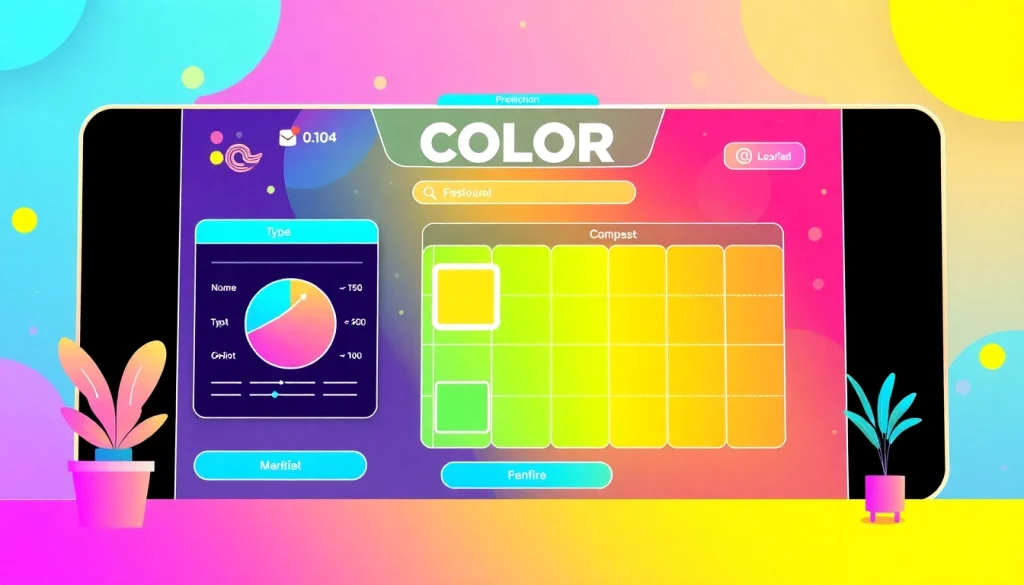 Engage with the Color prediction game in a colorful online gaming environment featuring vibrant graphics and UI elements.