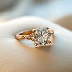 Showcase of a stunning 3 Carat Engagement Ring with intricate details and radiant sparkle.