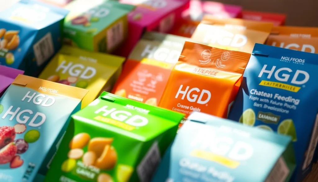 Discover a variety of HQD Pods showcasing colorful flavors and designs on display.