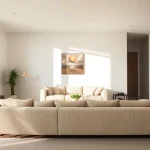 Bond cleaning Logan showcases a spotless living room, highlighting pristine surfaces and professional cleaning service.