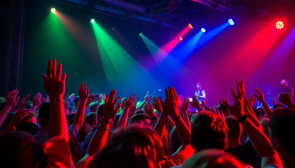 Fans demonstrating excitement and engagement during a live concert, capturing the essence of Fan Engagement.