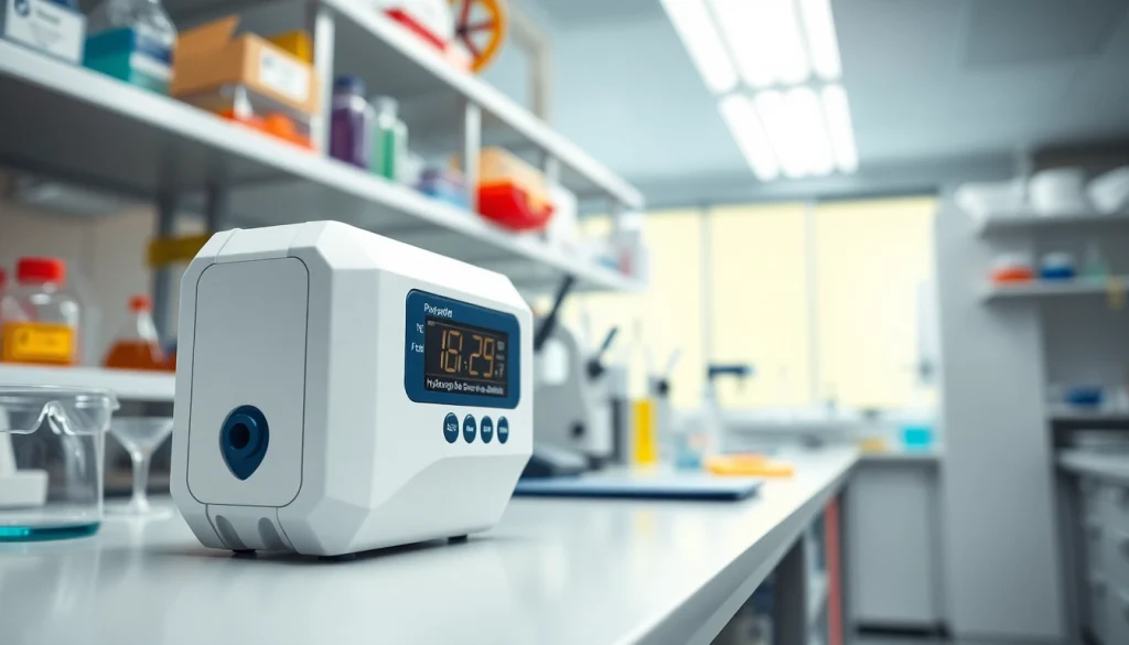 Hydrogen Bromide detector showcased professionally in a laboratory to emphasize safety and precision.