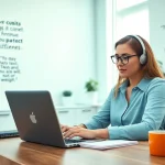 Explore virtual assistant jobs Philippines with a focused professional in a cozy home office.
