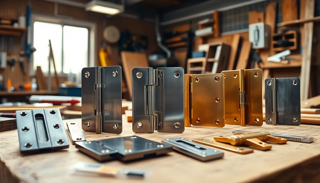 Showcase of Cabinet Hinge Manufacturers highlighting various hinge designs and finishes.