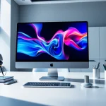 Buy Apple Pro Display XDR showcased in a modern workspace with bright natural lighting.