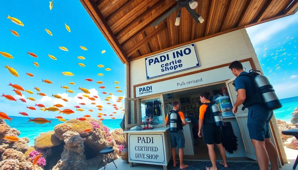 PADI Certified dive shops in Belize offer vibrant underwater experiences with professional instructors.