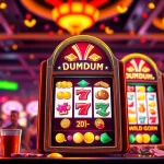 Jelajahi keseruan bermain Dumdum 4D slot dengan mesin slot berwarna-warni di kasino.