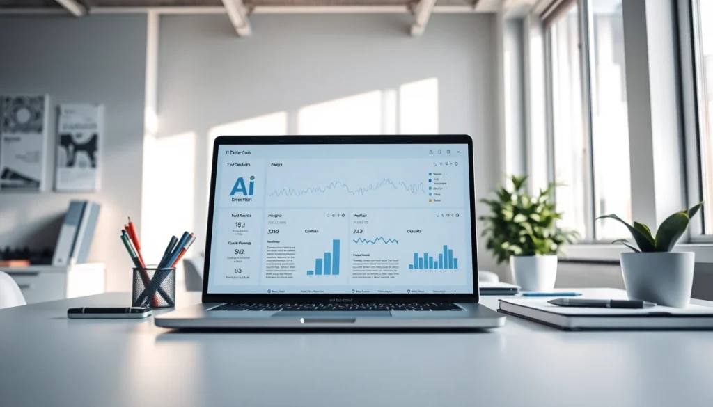 Check text with the AI detector for content authenticity and reliability in a tech-savvy office.