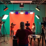 Engaging 영상제작 process highlighted by diverse creators collaborating on dynamic projects.