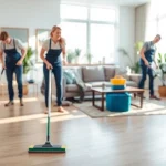 Flyttstädning i Halmstad utförd av professionellt städteam i en ren och ljus lägenhet.