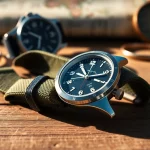 Discovering the perfect NATO watch strap UK displays its durable design and unique textures.