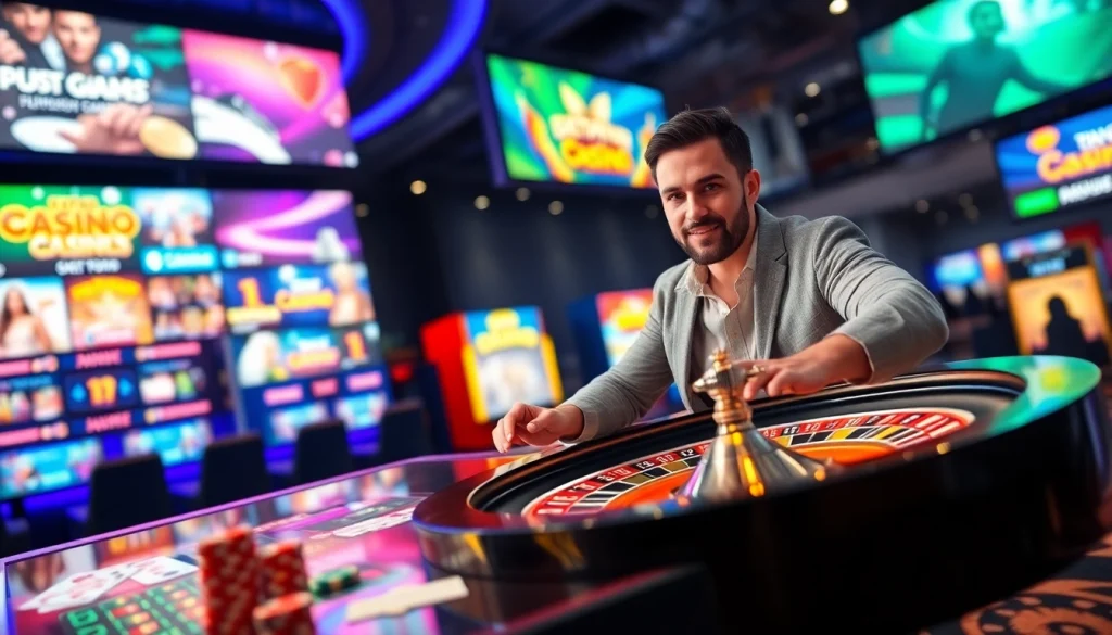 Experience the excitement of TPower casino with vibrant games and a thrilling atmosphere.