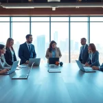 Quickplus Business Consultants team collaborating in a modern office space.