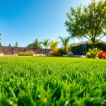 Learn how long does turf last with this vibrant artificial grass landscape demonstrating quality and durability.