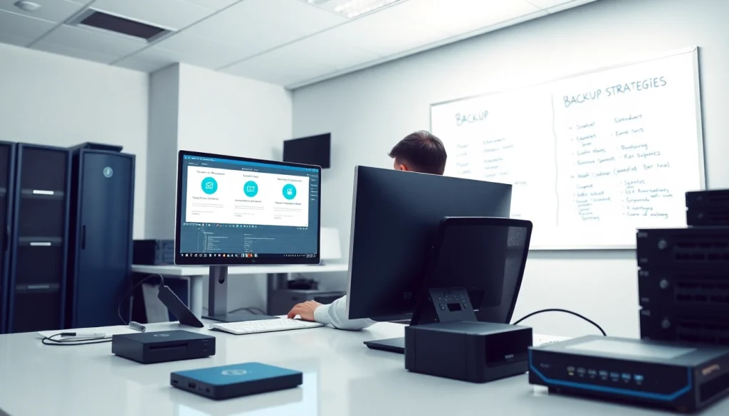 Optimize your data protection with Backup Services Markham in a professional office setup.