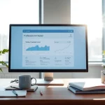 Engage with an AI checker interface displayed on a modern computer setting.
