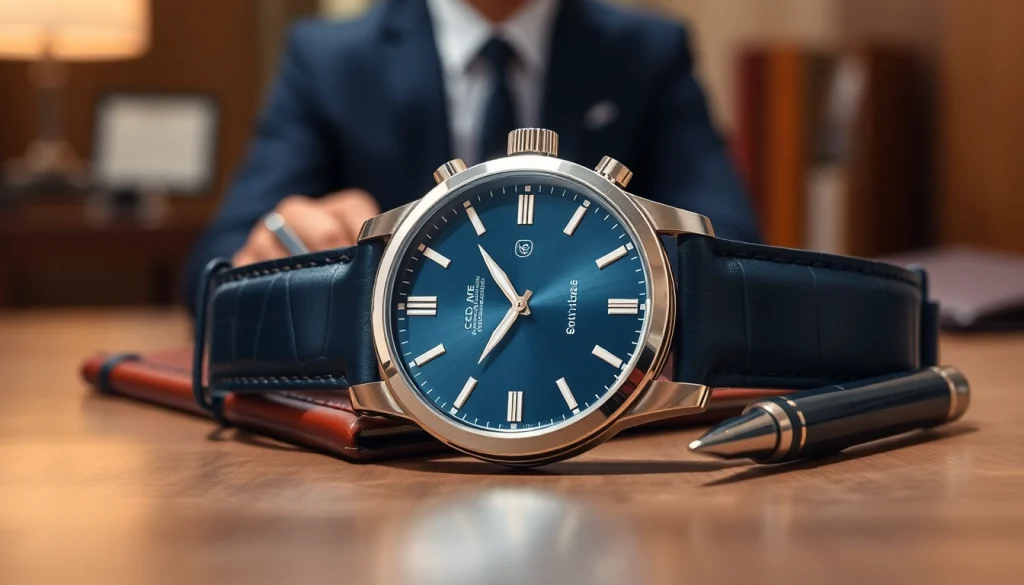 Elegante Herren Armbanduhren, die stilvolles Design und präzise Handwerkskunst präsentieren.