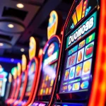 Jadilah pemenang pada Dumdum4D slot dengan atmosfer kasino yang menggembirakan dan mesin slot berwarna-warni.