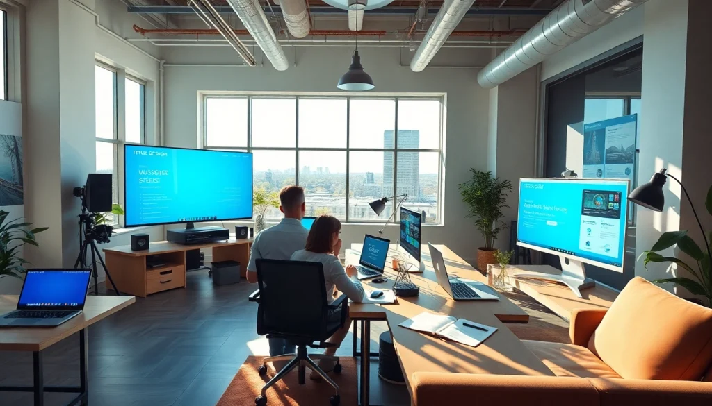 Designing a stunning website in Kansas City to enhance online presence and branding.