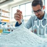 Sodium Carboxymethyl Cellulose showcased in a laboratory, highlighting precision and scientific inquiry.