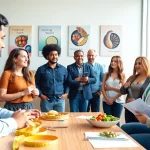 Consultation at a las vegas weight loss center with a nutritionist guiding clients towards healthier choices.