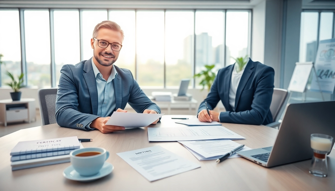 Showcase the efficiency of QSM document clearing services through professional consulting setup.
