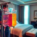 Experience revitalizing vegas iv treatment in a luxurious hotel setting.