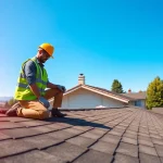 Evaluate roofing solutions in Vancouver Wa with a contractor inspecting a home roof.